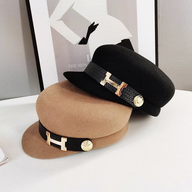 イニシャルウールキャスケット – Salang