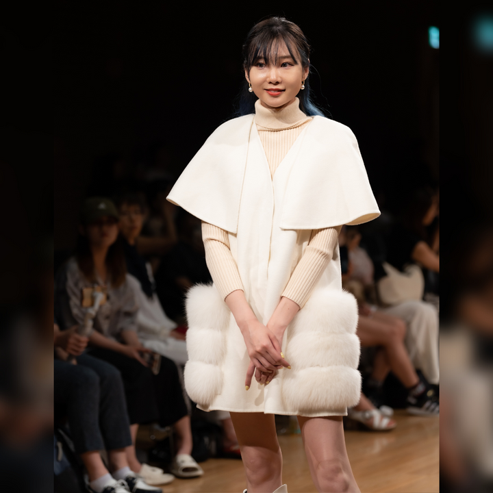 FOXファーウールケープコート – Salang