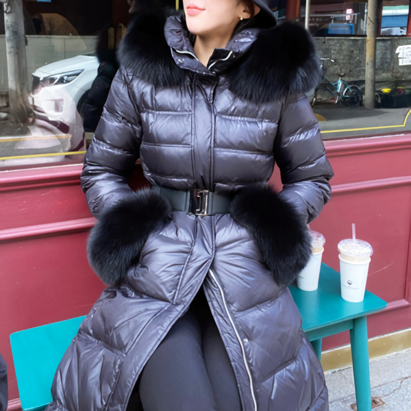 FOXファーダックダウンロングコート – Salang