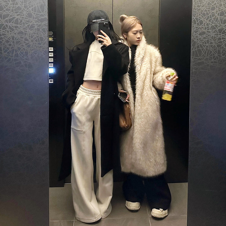クロップドスウェットパンツセットアップ – Salang