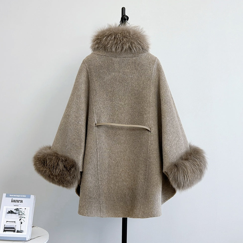 ベルト付きマントコート♡BEIGE♡Fサイズ EIMY ISTOIRE（エイミーイストワール）の「ベルト付きマントコート