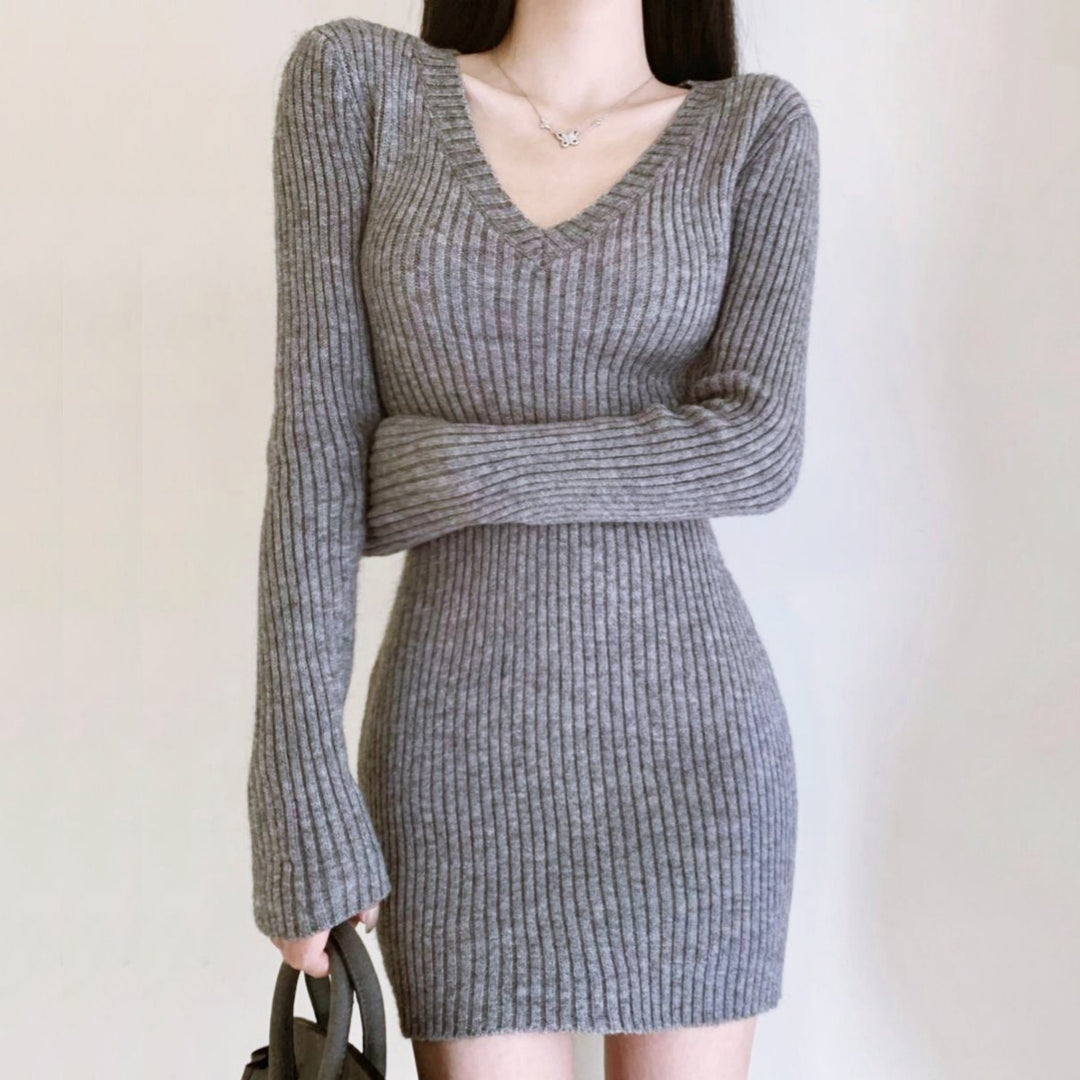 ワンピース Salang ニットミドルワンピース – Salang