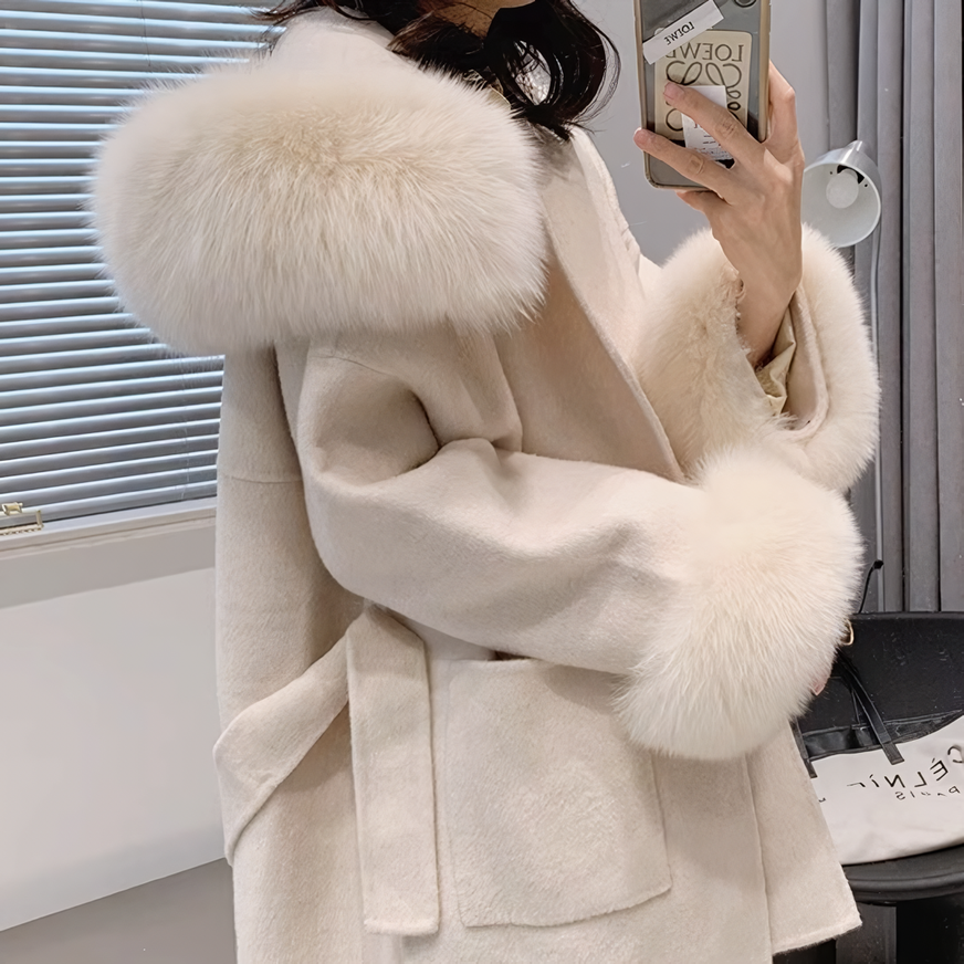 FOXファーカシミヤウールコート – Salang FOXファーカシミヤウールコート – Salang