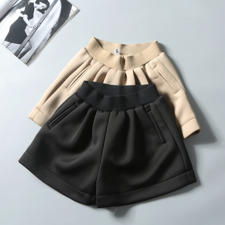 LINKABLE ボンディングショートパンツ(ブラック)M ボンディングショートパンツ – Salang