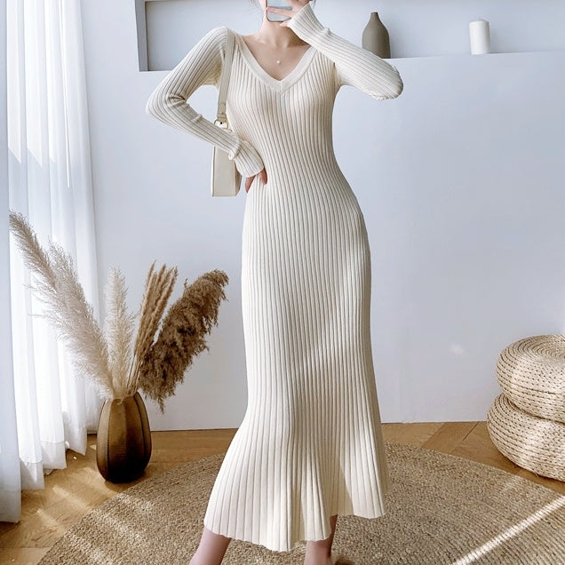 ワンピース Salang ニットミドルワンピース – Salang