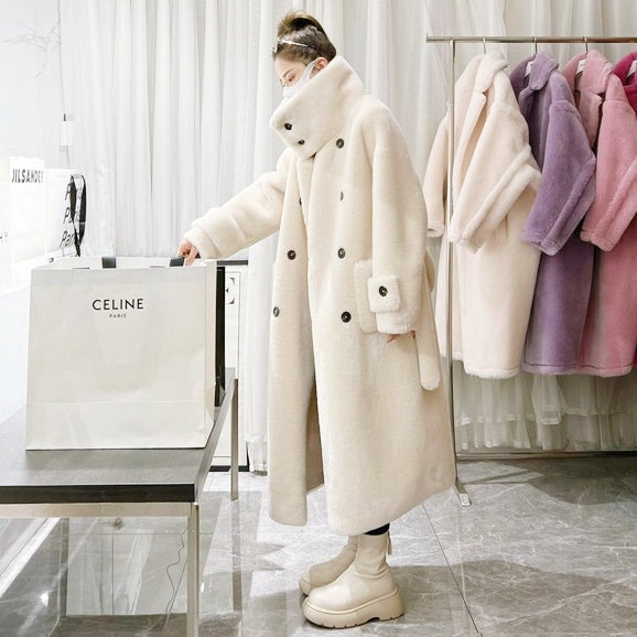 ハイネックファーロングコート – Salang