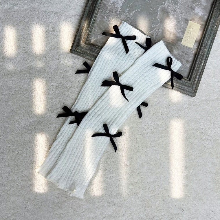 リボンレッグウォーマー