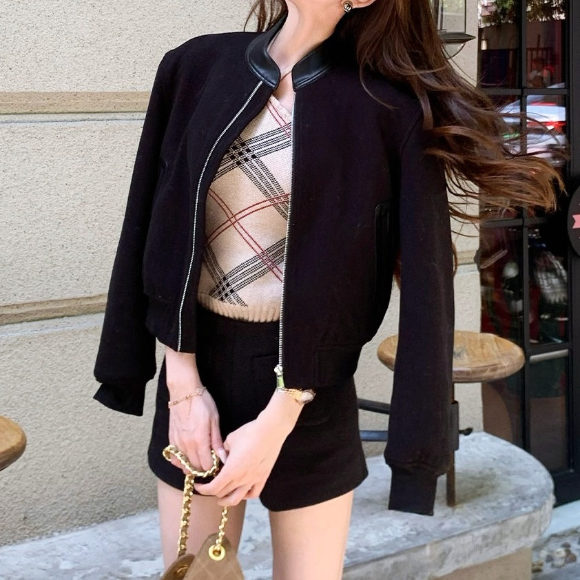 ノーカラーツイルショートパンツセットアップ – Salang