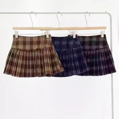 クラシックチェックプリーツスカート