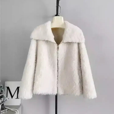 ウールジップボアジャケット