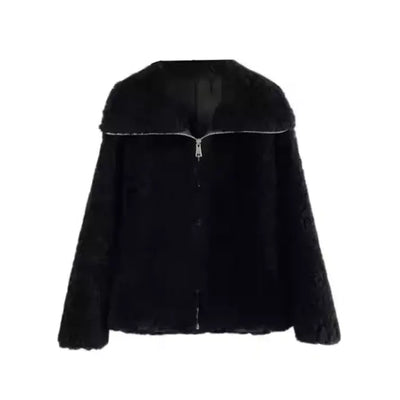 ウールジップボアジャケット