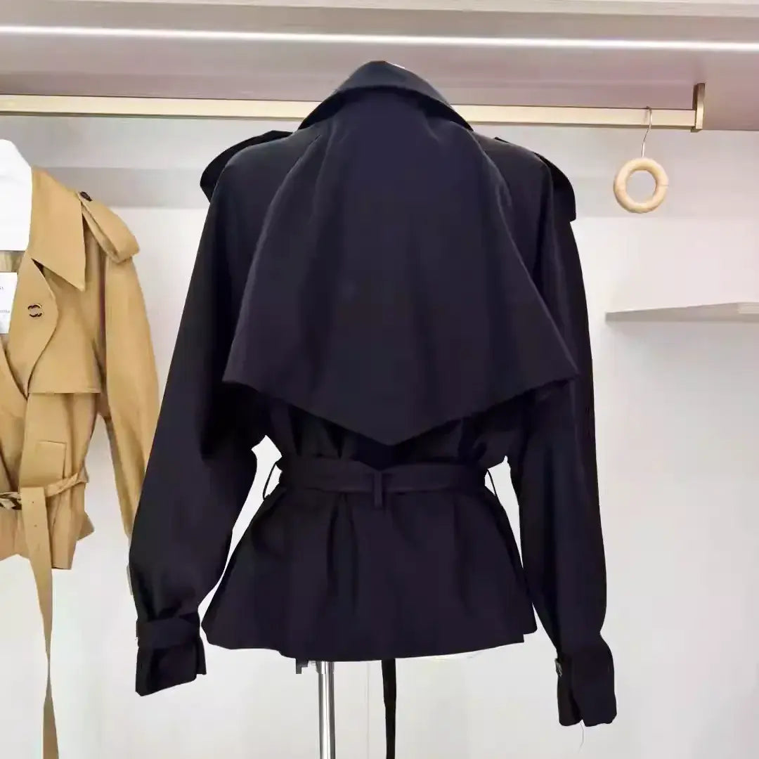 ショートトレンチベルトジャケット
