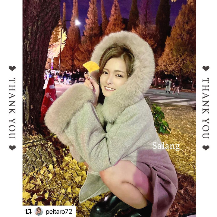 FOXファーカシミヤウールコート – Salang